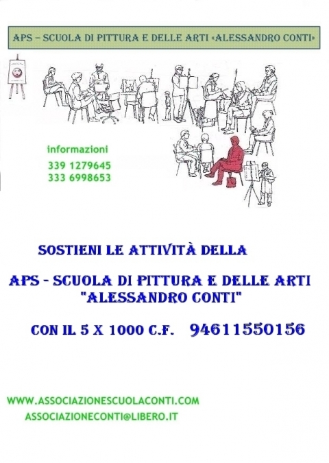 5 x 1000 - SCUOLA PITTURA & ARTI  "CONTI"