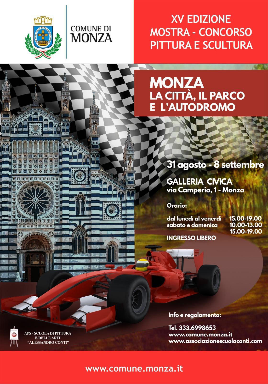 Mostra - Concorso Pittura e Scultura - 2024 -  Monza, la città, il parco e l'autodromo